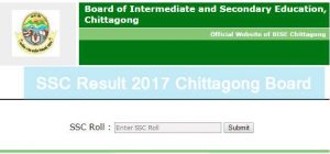 SSC Result 2017 Chittagong Board