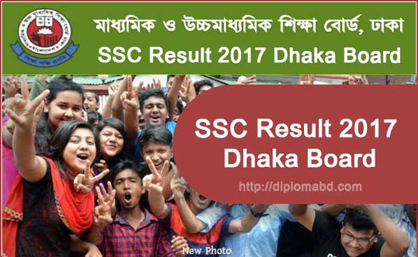 SSC Result 2017 Dhaka Board