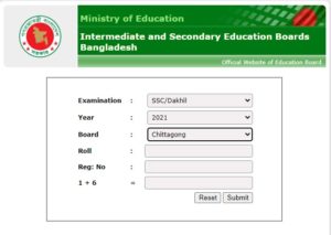 SSC result Chittagong board 2022