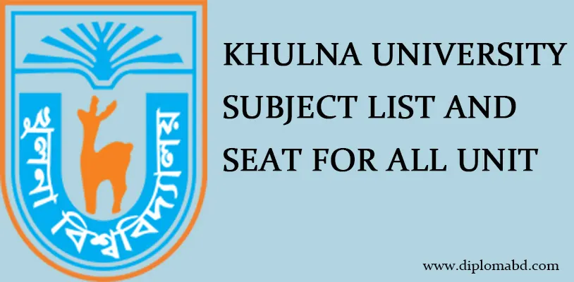 khulna university subject list
